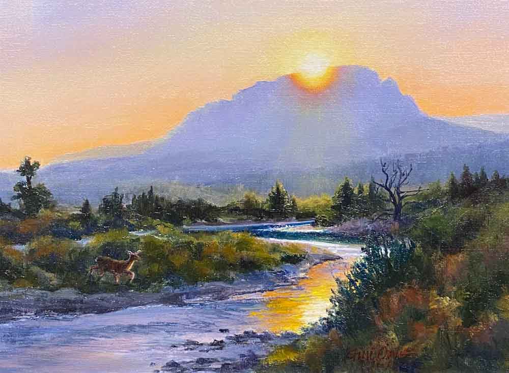 Evening Light on Singleshot Mtn.