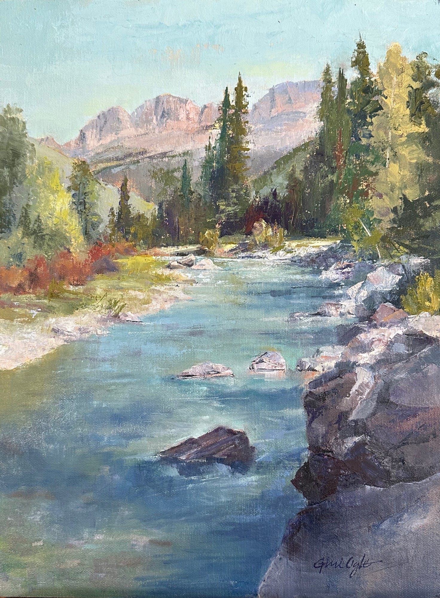 Afternoon Light, McDonald Creek