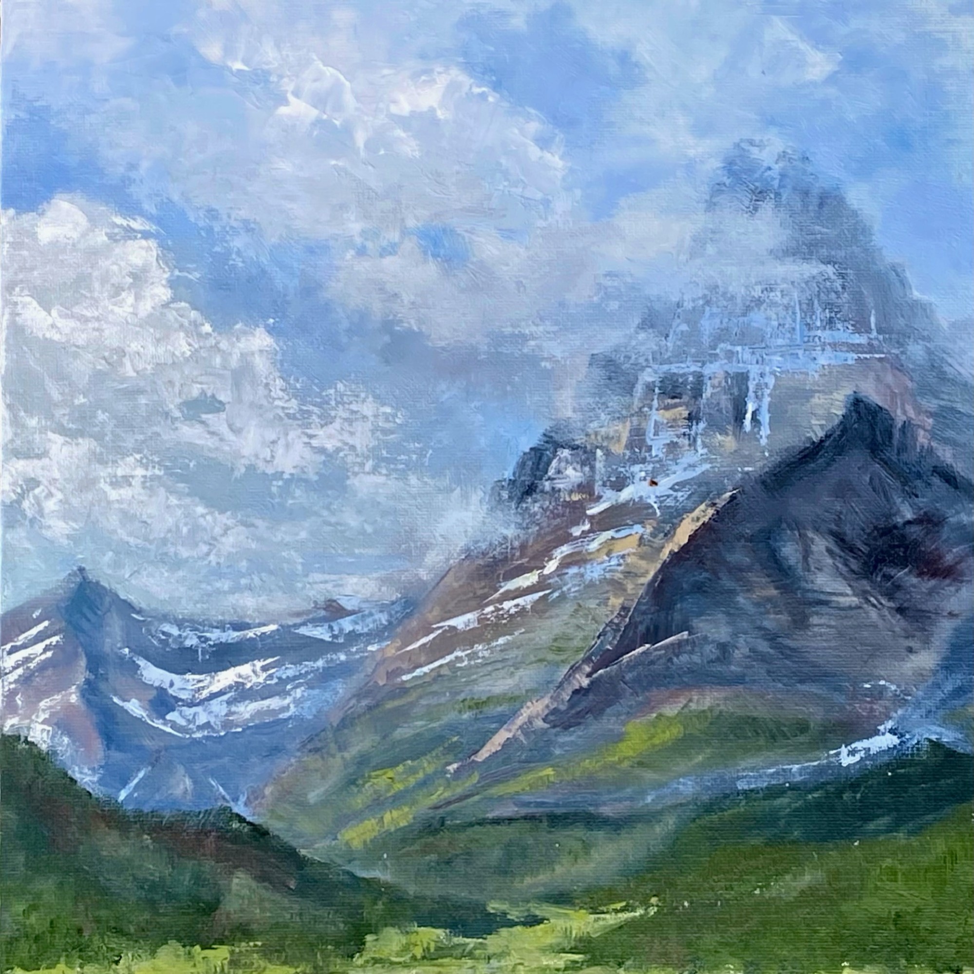 Clouds over Mount Wilbur